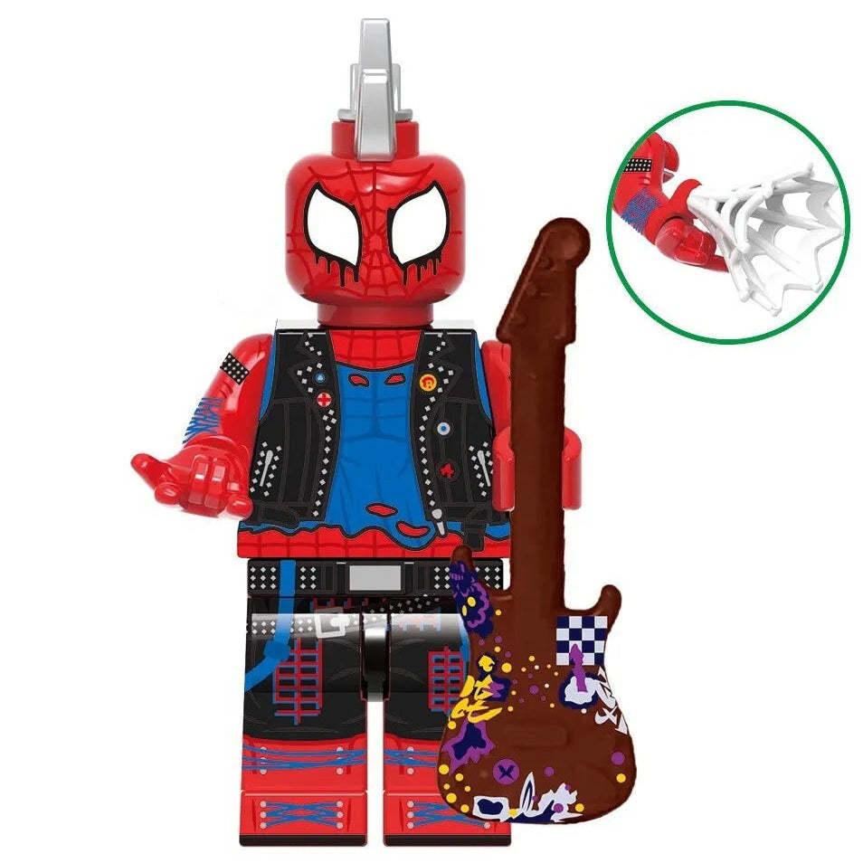 Spider-Punk Custom Marvel Superhero Minifigure