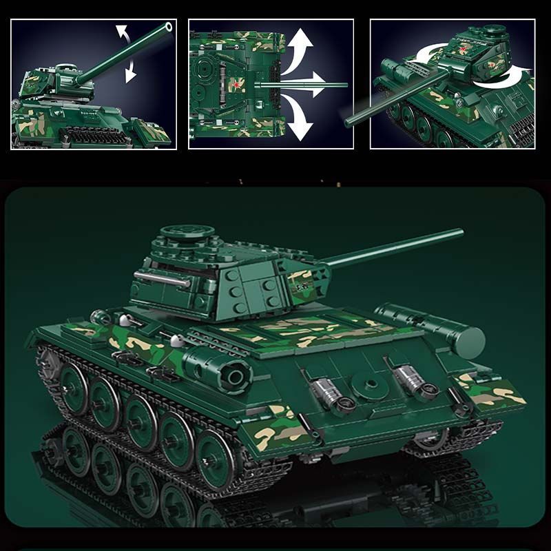 T-34 Medium Tank Building Set