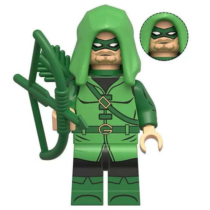 Green Arrow Custom DC Comics Superhero Minifigure