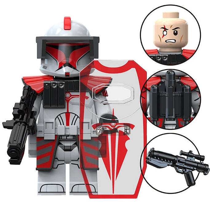Coruscant Guard Riot Trooper Custom Star Wars Minifigure