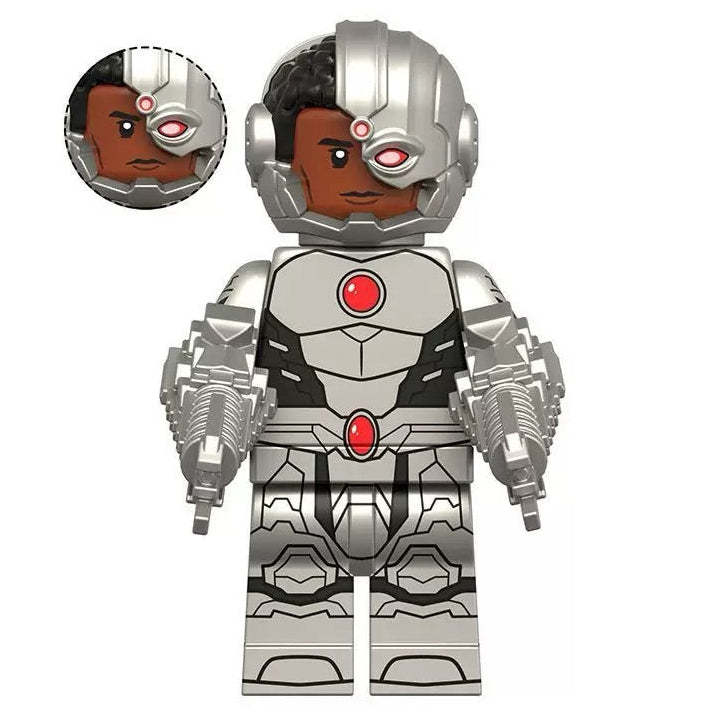 Cyborg Custom DC Comics Superhero Minifigure