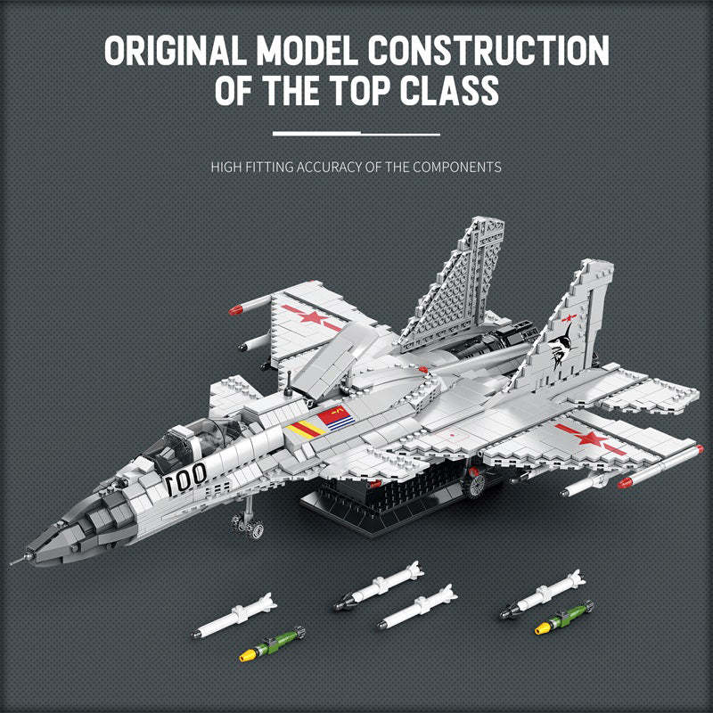 J-15 Flying Shark Max Fighter Jet Building Set