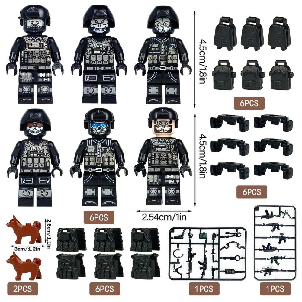 Ghost Special Team Special Forces Minifigure Bundle Set