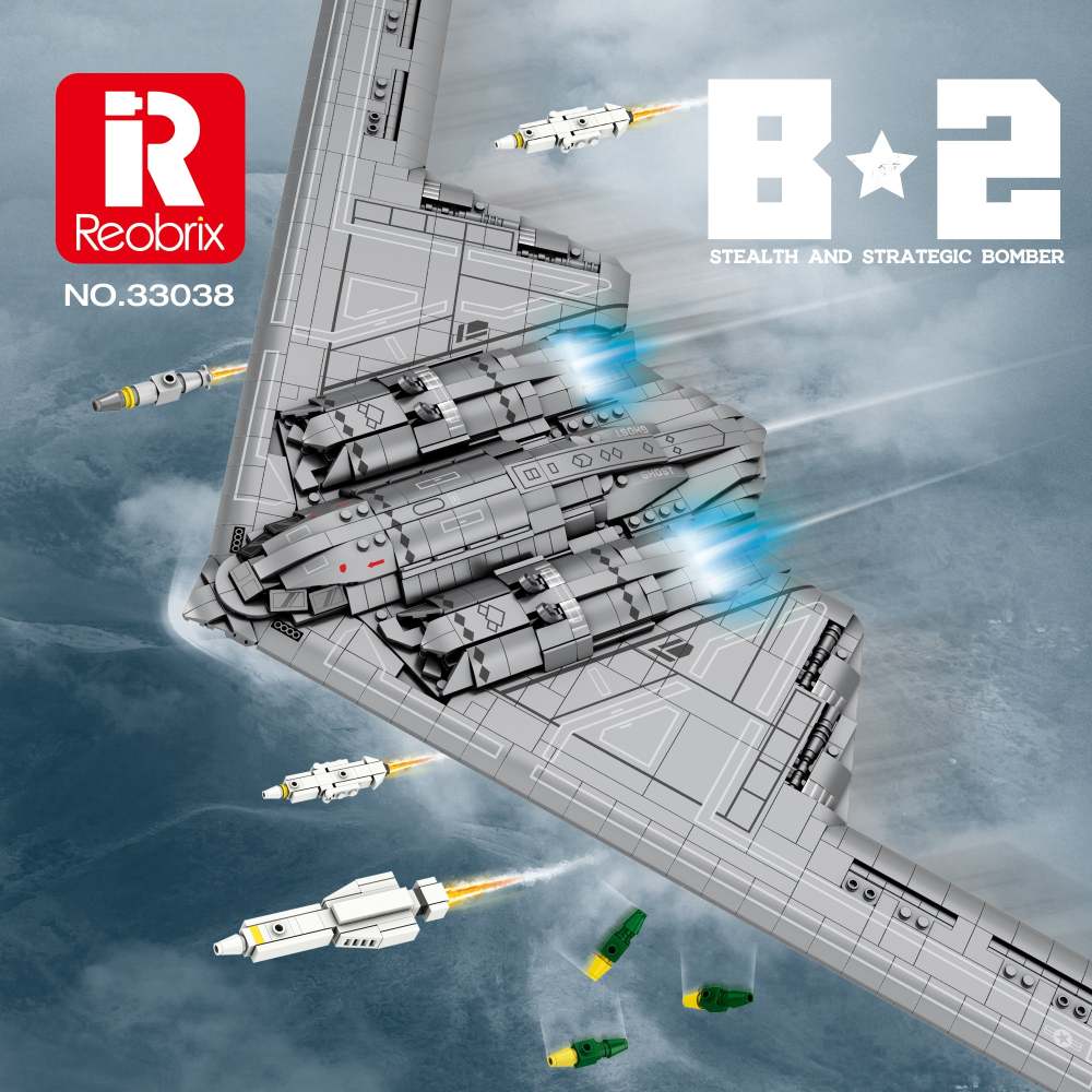 B-2 Spirit Stealth Bomber Aircraft Building Set