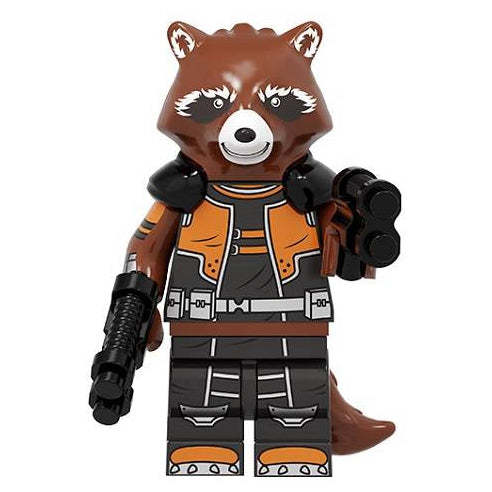 Rocket Raccoon Custom Marvel Superhero Minifigure