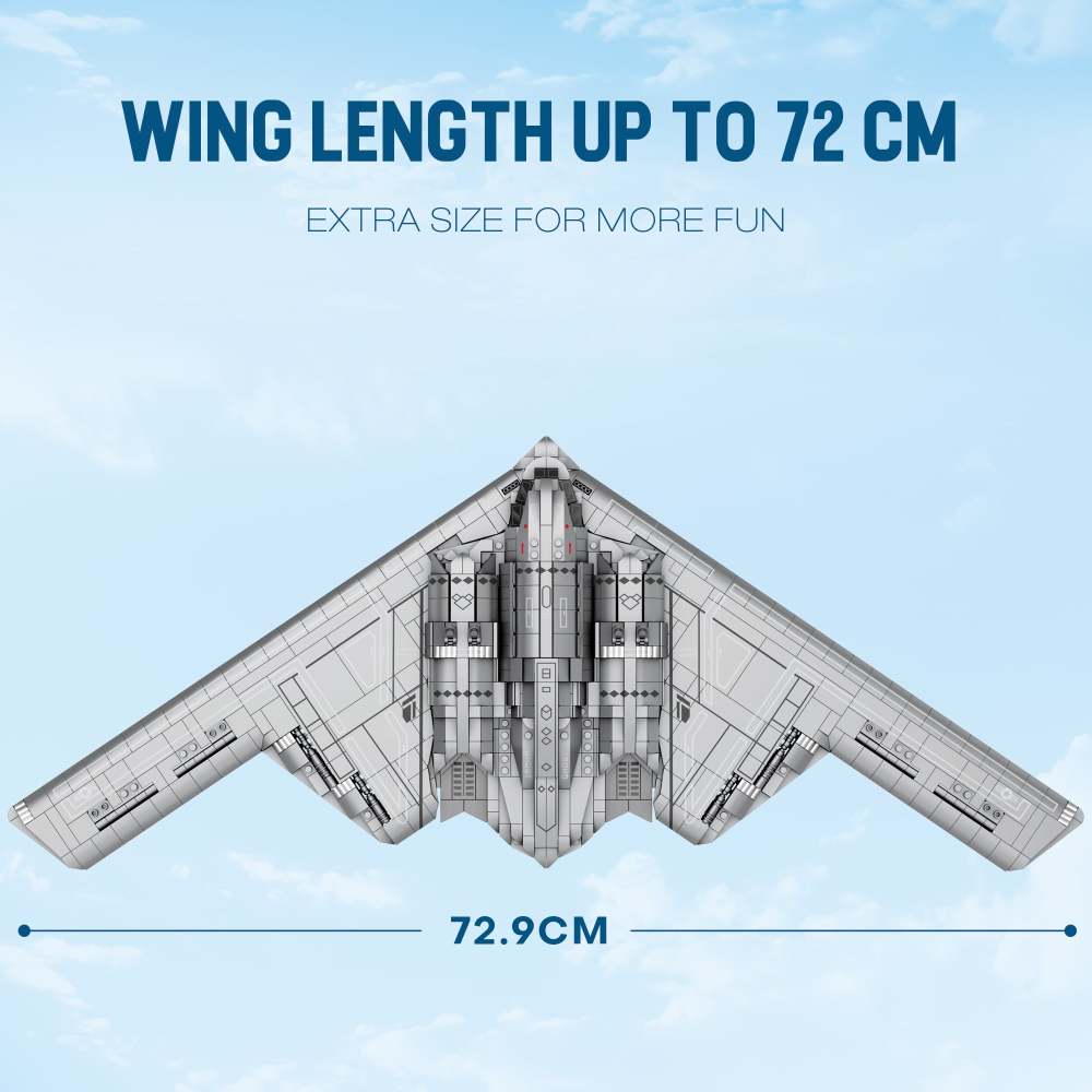 B-2 Spirit Stealth Bomber Aircraft Building Set