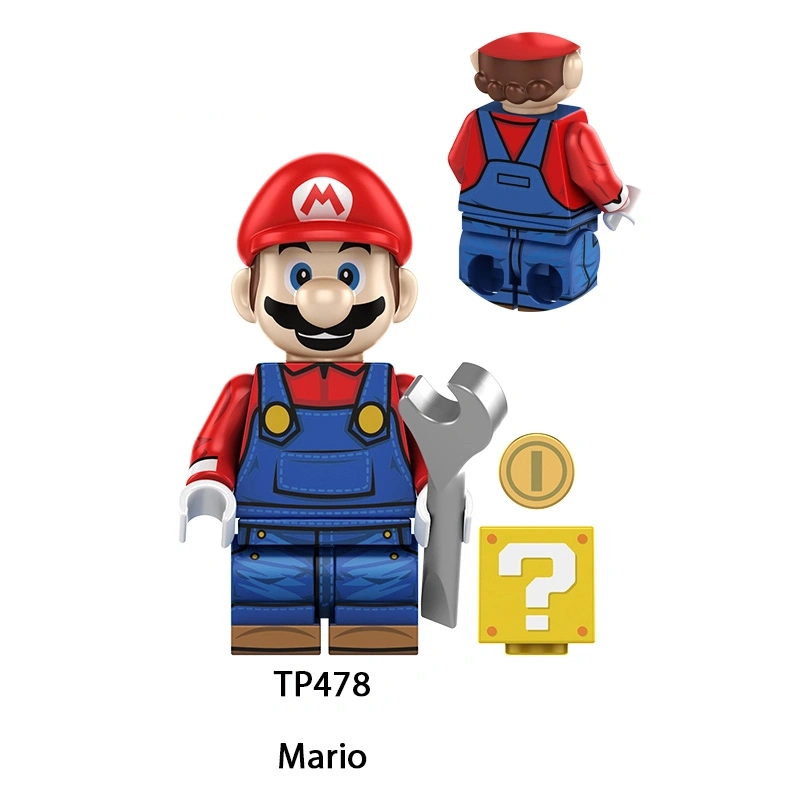 TP1059 The Super Mario Minifigures Building Blocks Plumber Luigi TP478 - TP485
