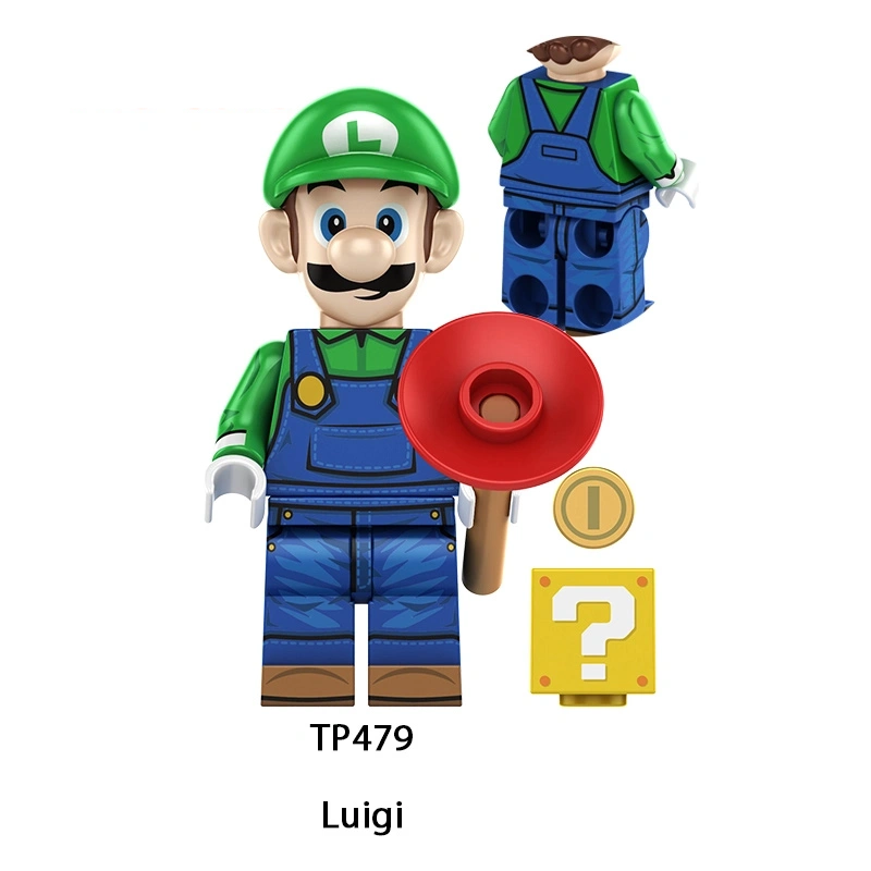 TP1059 The Super Mario Minifigures Building Blocks Plumber Luigi TP478 - TP485