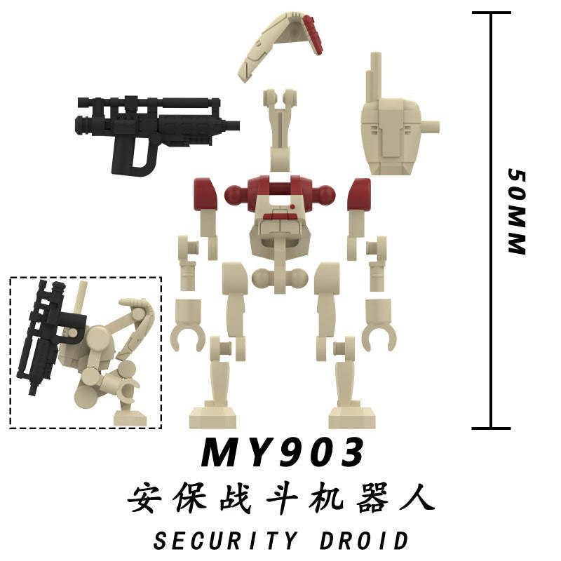 B1 Battle Droids Star Wars Minifigure MY901-905