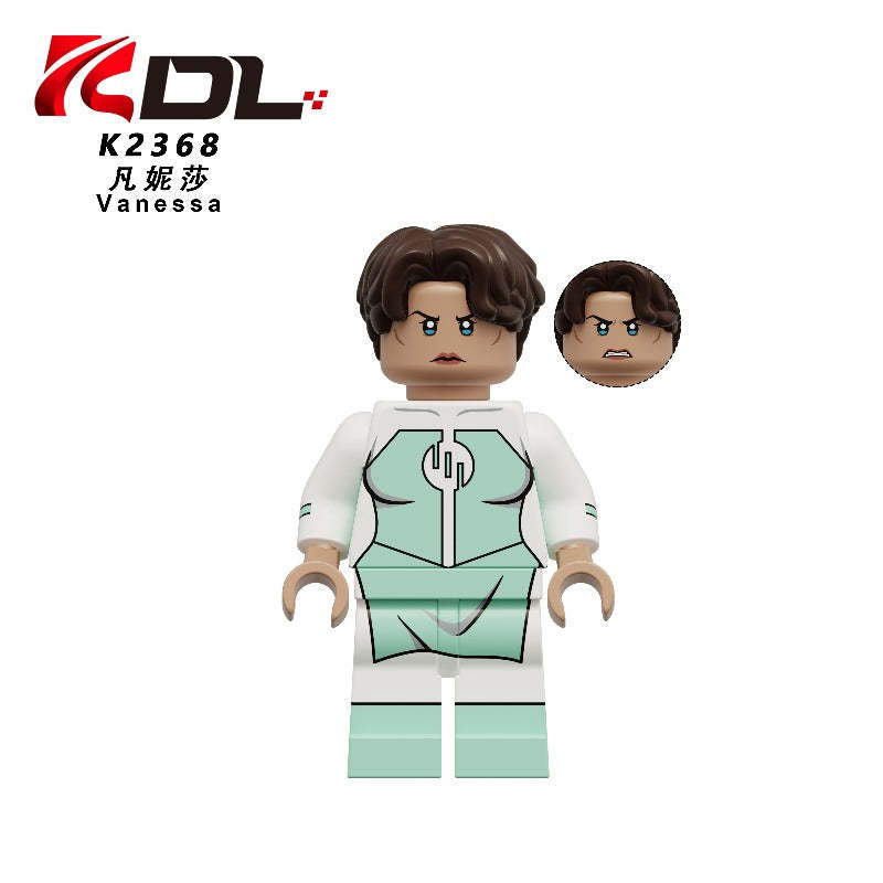 Invincible Superhero Minifigure Omni-Man Atom Eve Grayson Minifg Toy KDL857