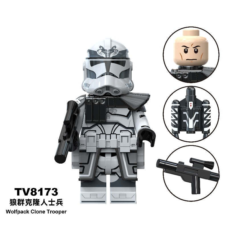 Wolf Pack Clone Trooper Plo Koon Star Wars Series Minifigure TV6120