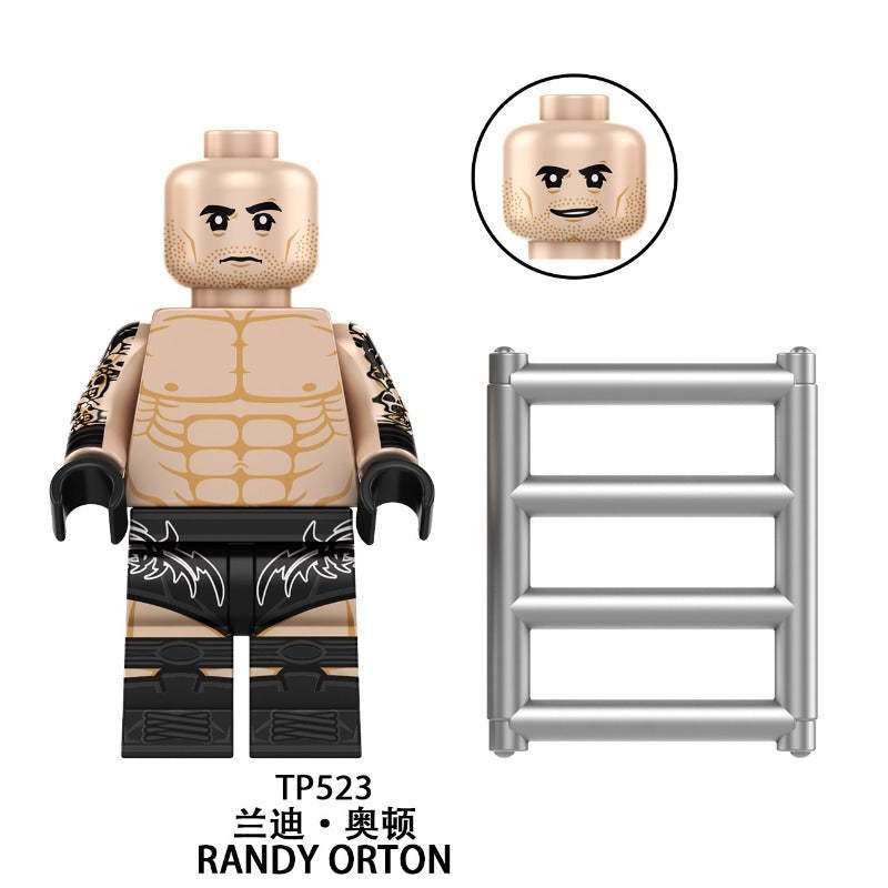 WWE Wrestling Minifigures John Cena The Rock Undertaker Kane TP1064