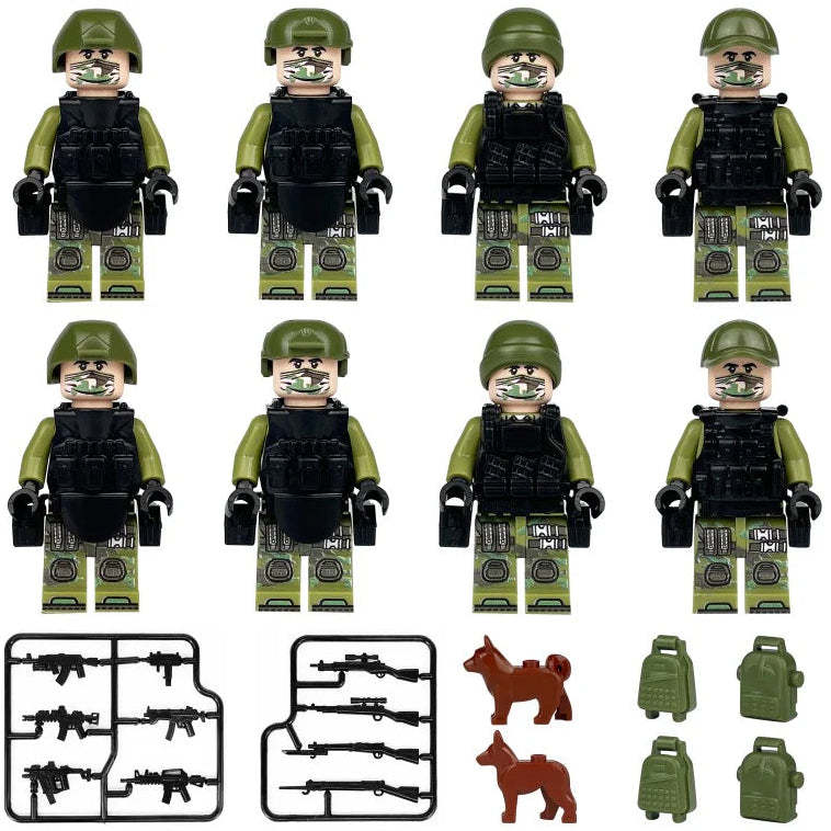 Russian Field Unit Minifigure Bundle Set