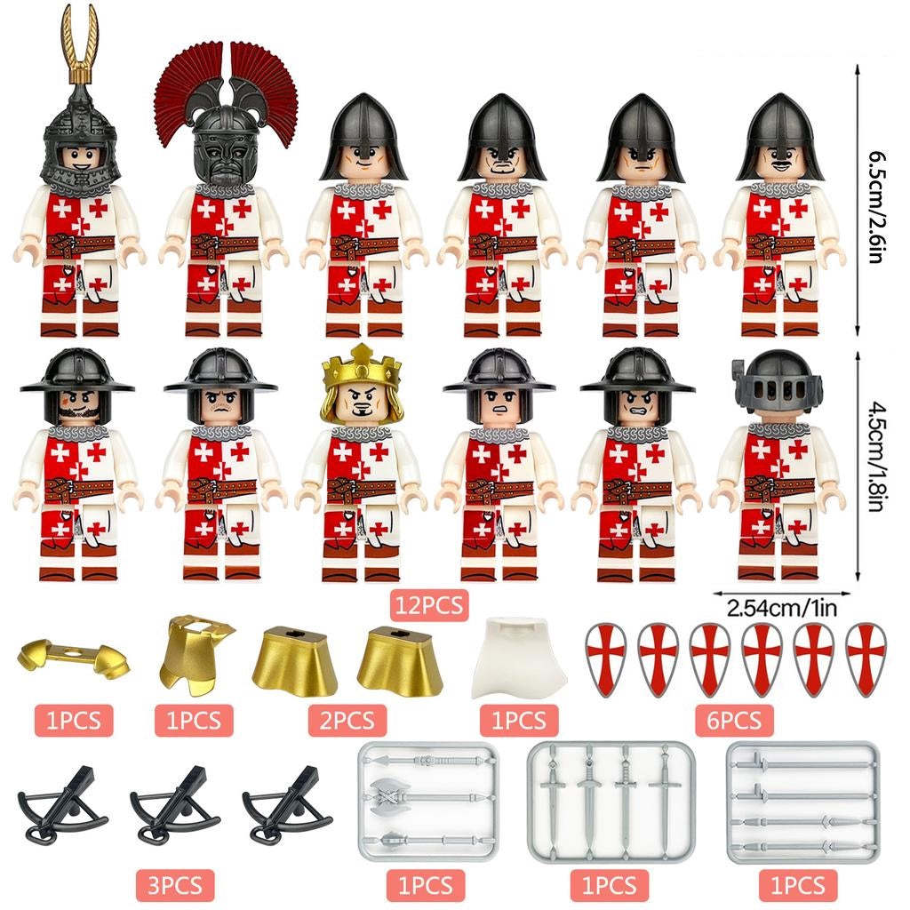 English Knights Custom Bundle Set Figure