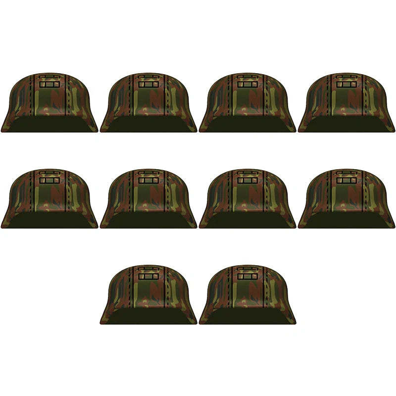 WW2 German M35 Camouflage Helmet Custom Accessory Set