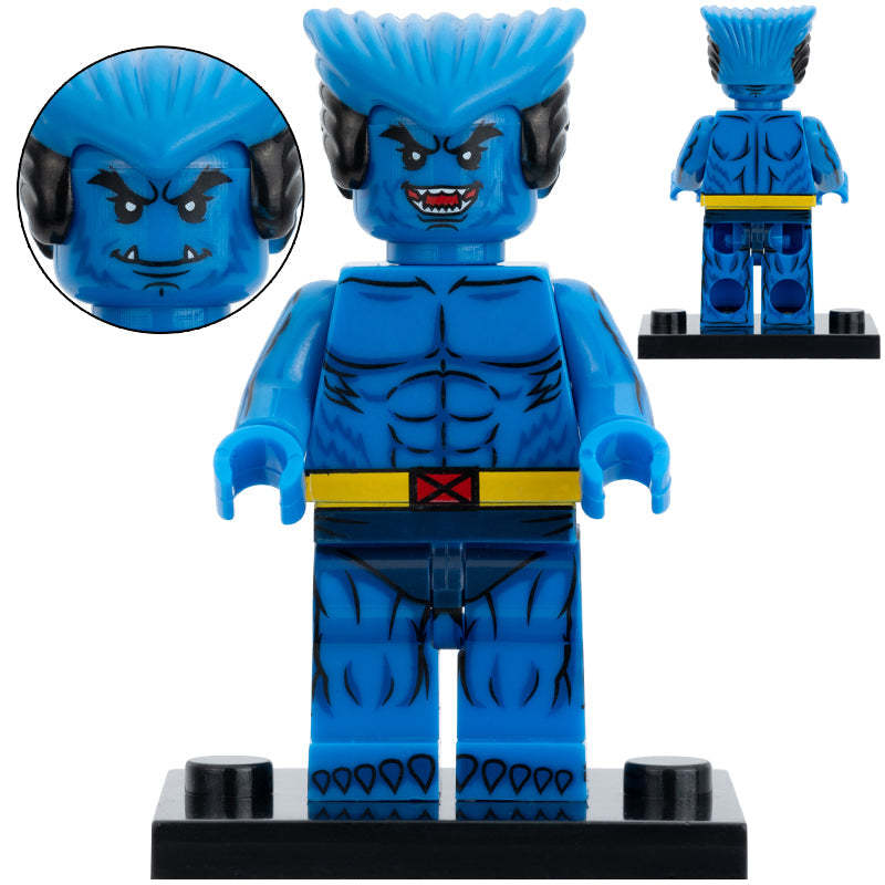 Beast (X-Men) Custom Marvel Superhero Minifigure