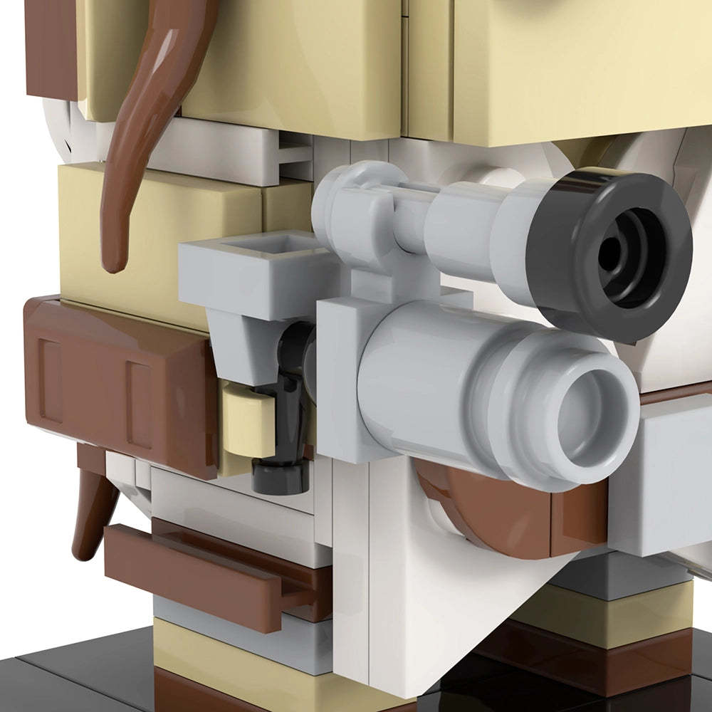 Rey Custom Star Wars Brick Heads MOC