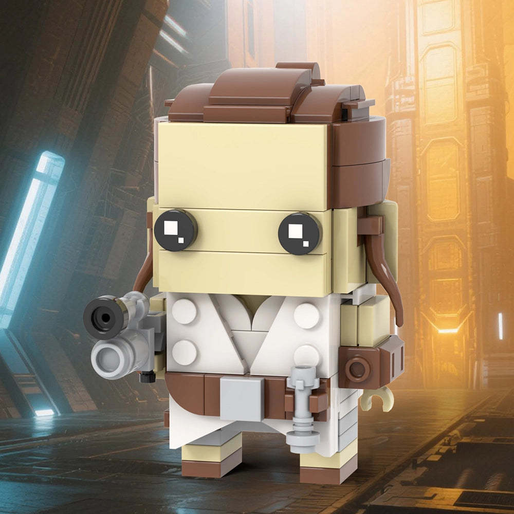 Rey Custom Star Wars Brick Heads MOC