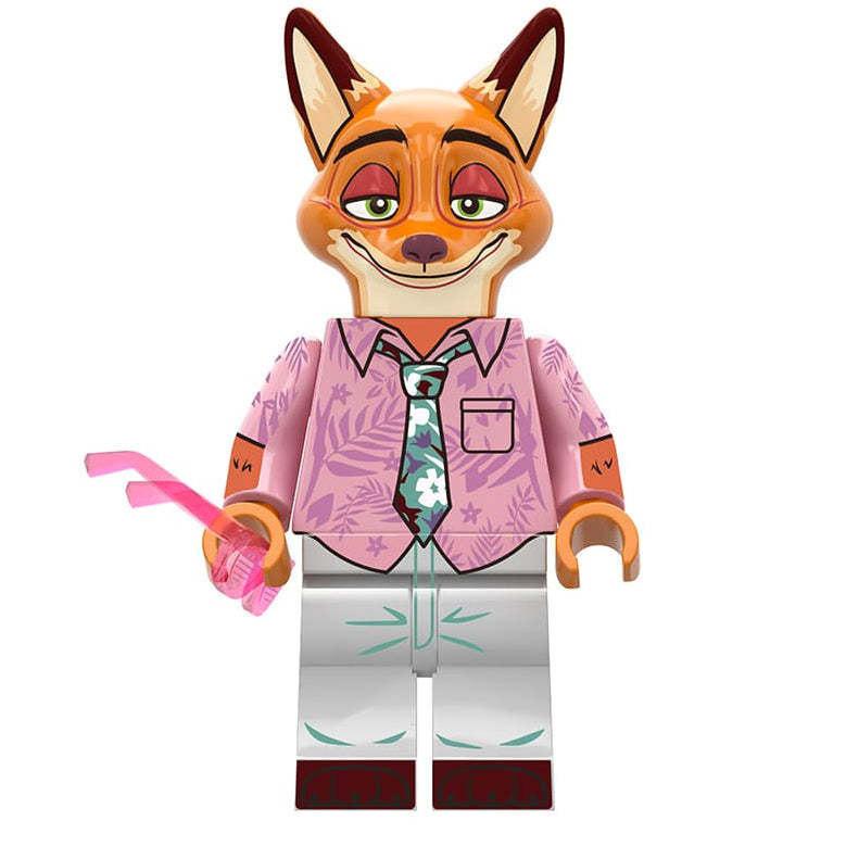 Nick Wilde From Zootopia Disney Custom Minifigure