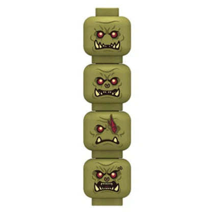 Orc Minifigure Expression Heads Custom Accessory