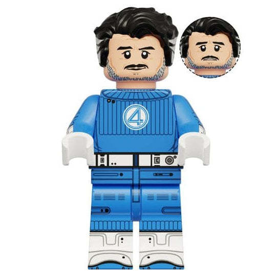 Mr Fantastic (First Steps) Custom Marvel Superhero Minifigure