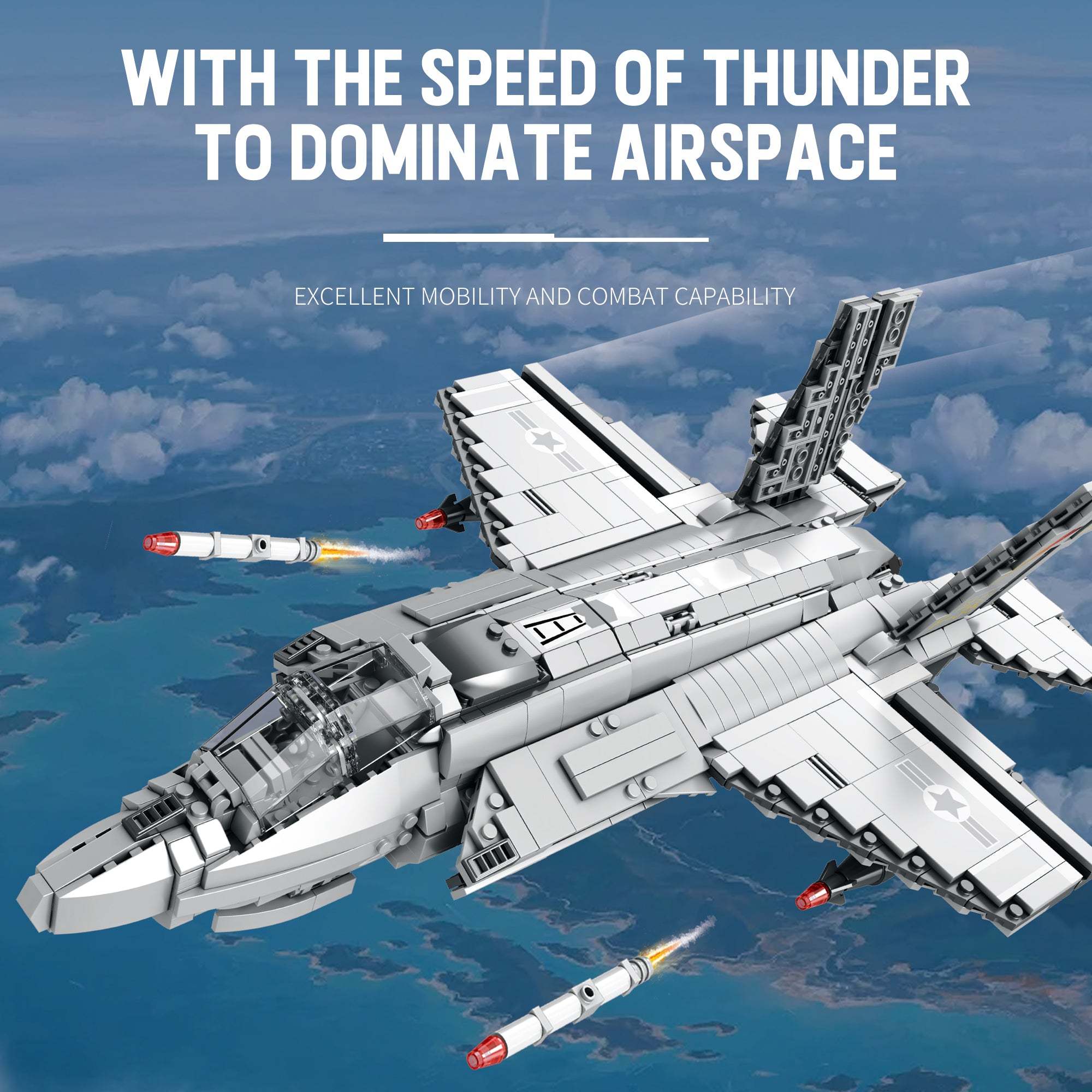 F-35 Lightning II Fighter Jet Building Set