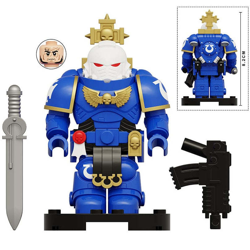Ultramarines Veteran From Warhammer 40K Minifigure