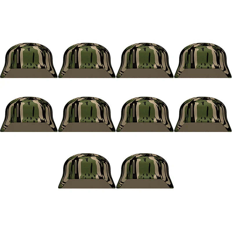 WW2 German M35 Camouflage Helmet Custom Accessory Set