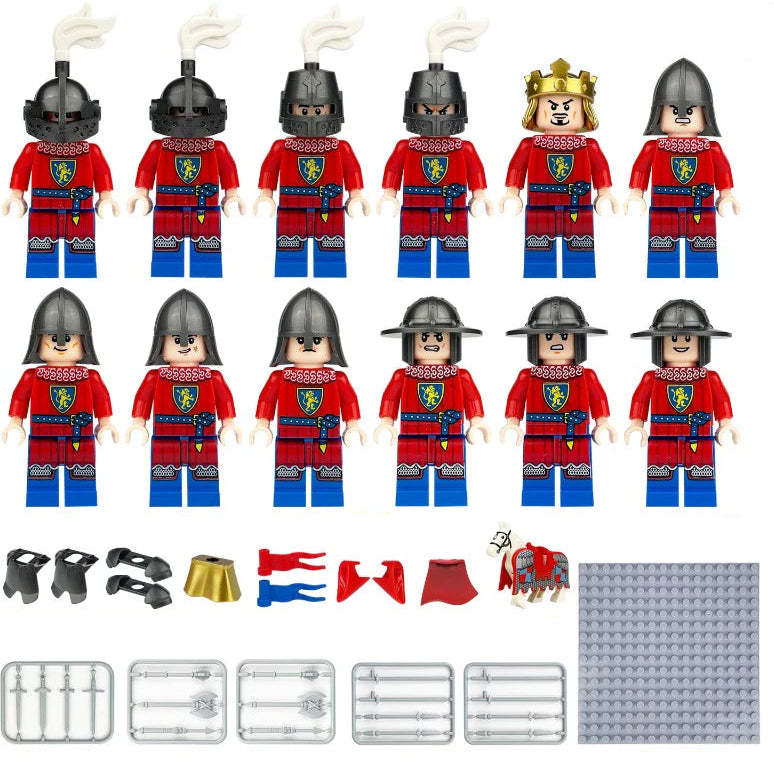 Medieval series of knights Custom Bundle Set Figure
