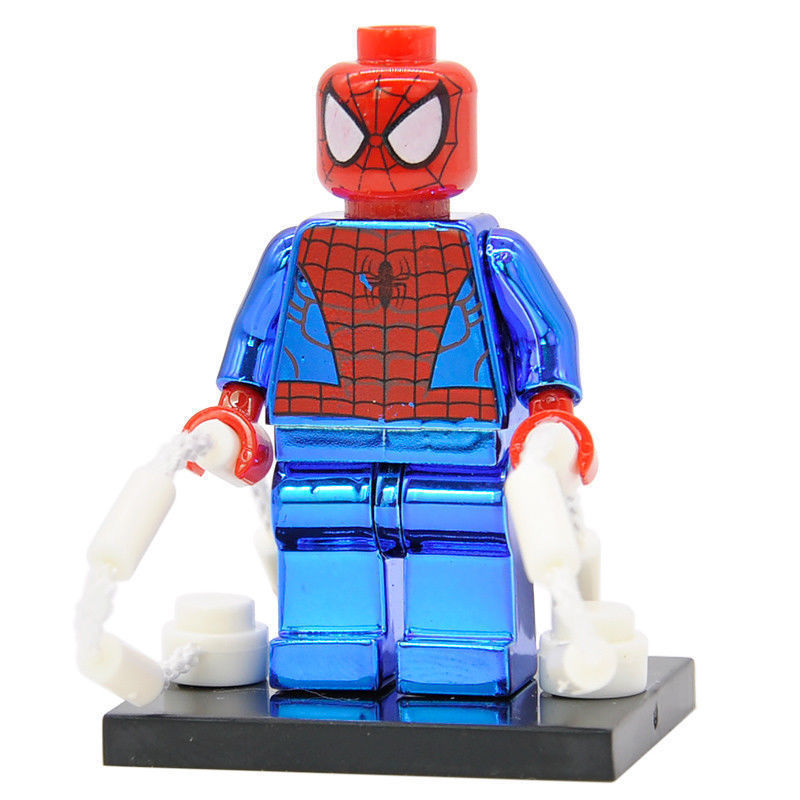 Chrome Batman Custom DC Comics Superhero Minifigure
