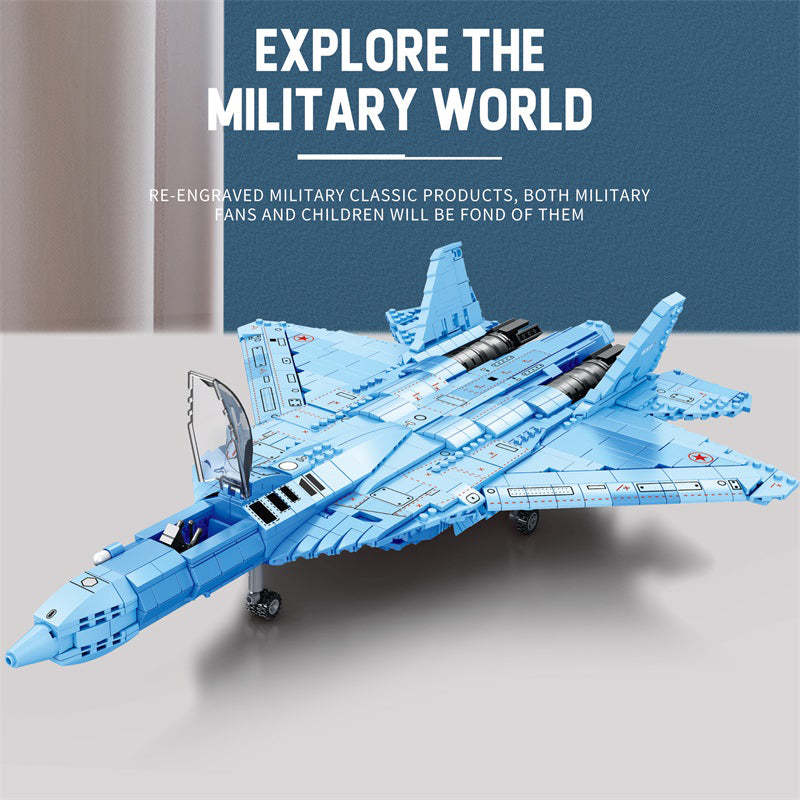 Sukhoi Su-57 Stealth Fighter Jet Building Set