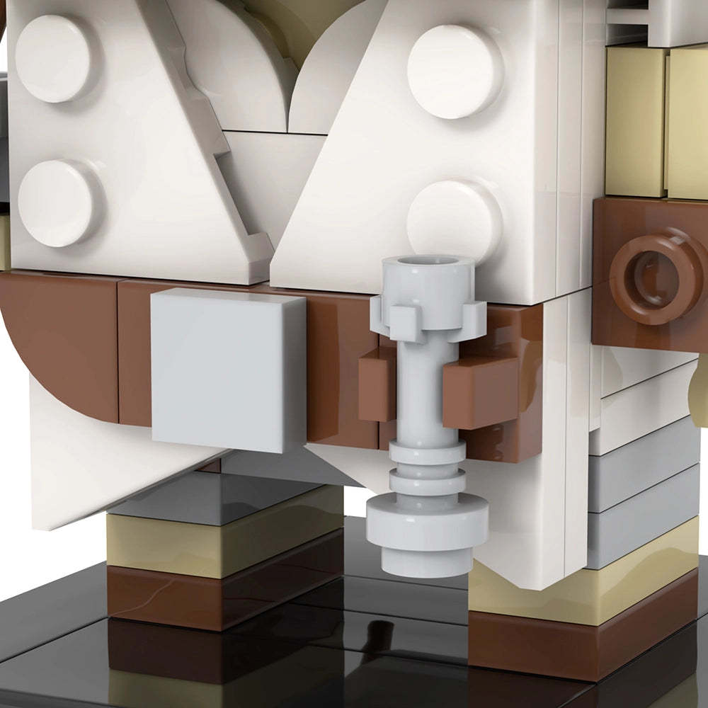 Rey Custom Star Wars Brick Heads MOC