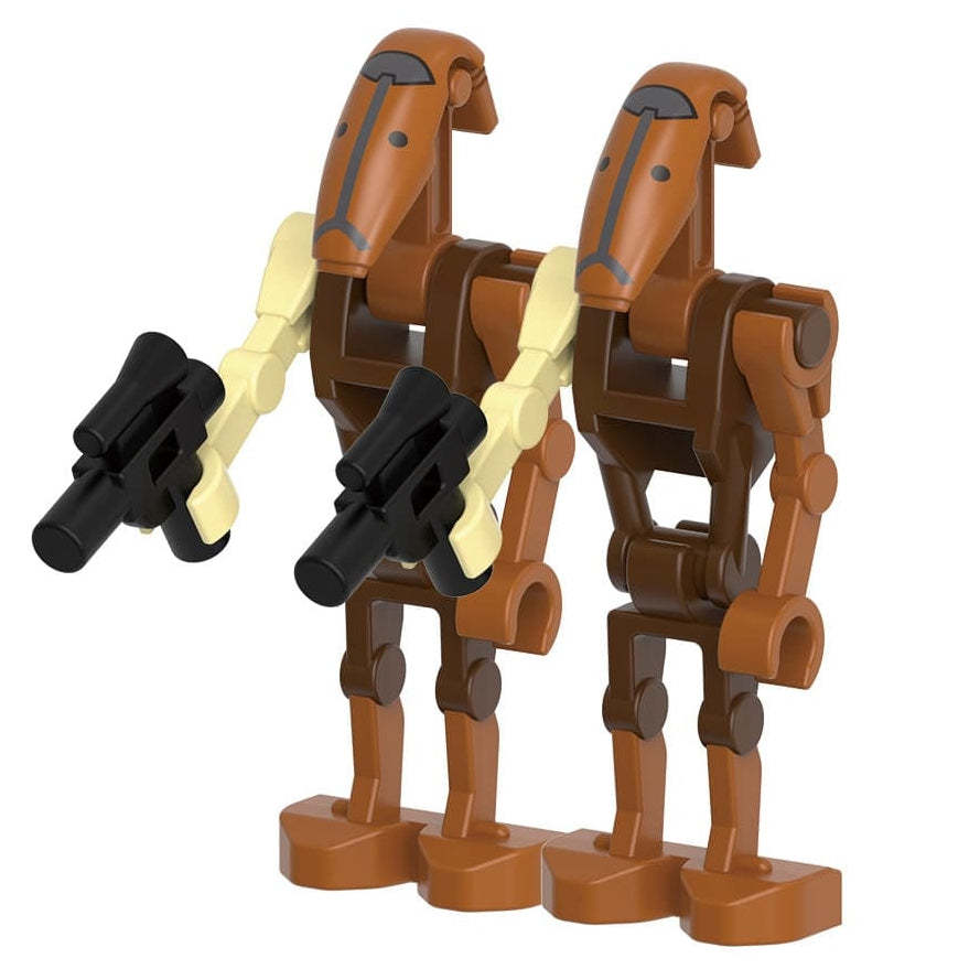 2 x R0-GR Battle Droid custom Star Wars Minifigure