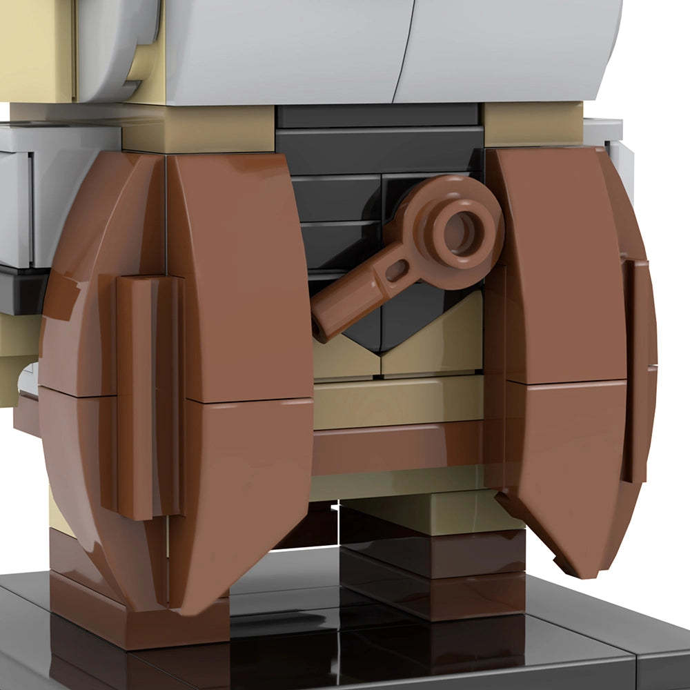 Rahm Kota Custom Star Wars Brick Heads MOC