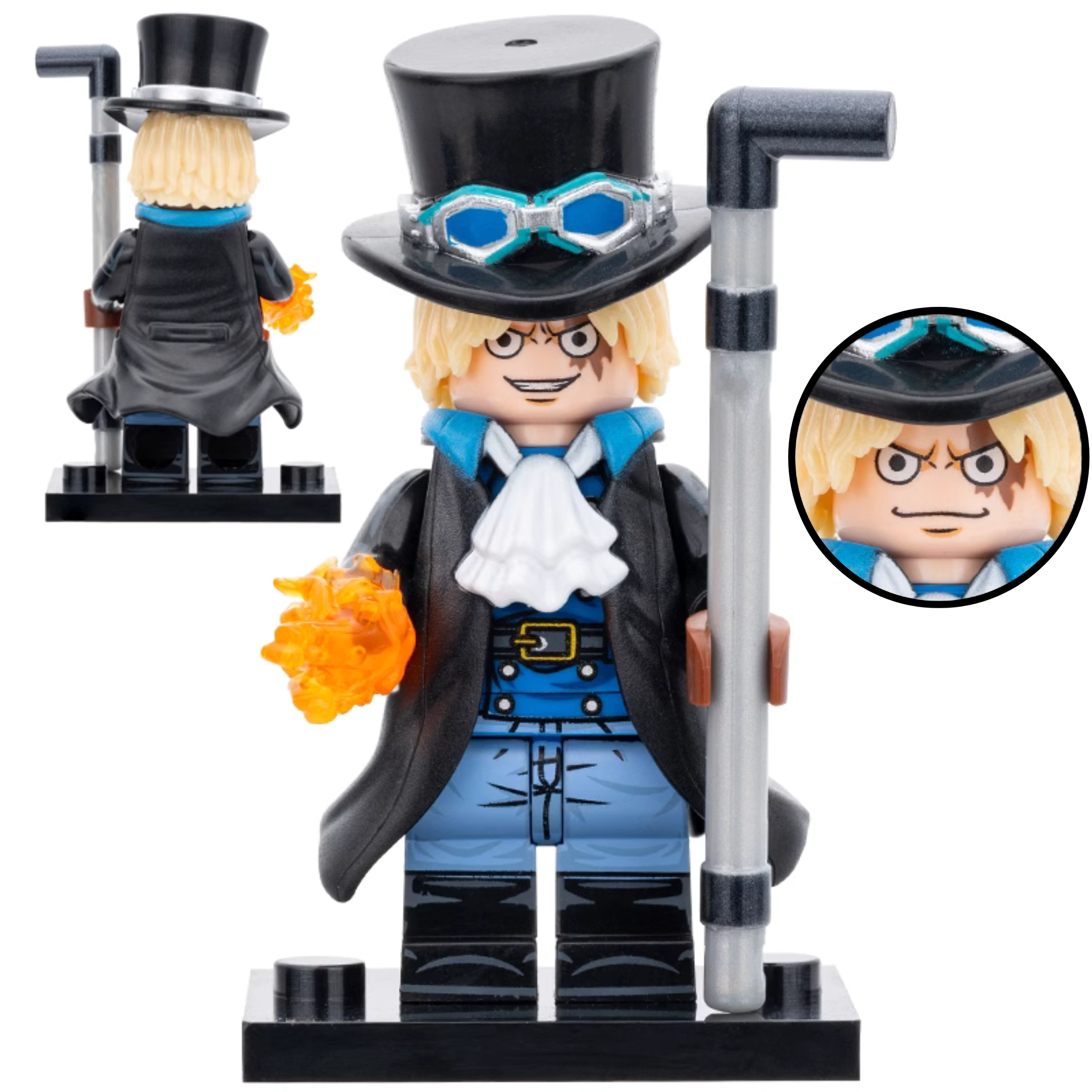 Sabo Custom One Piece Anime Minifigure