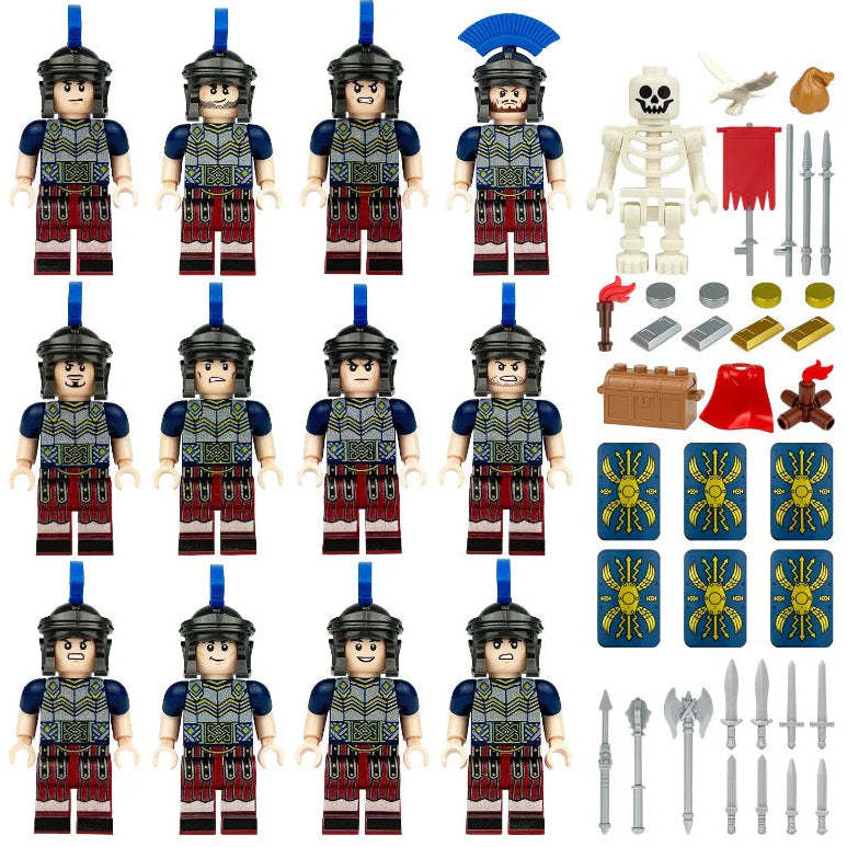 Roman Ghost Warrior Minifigures Custom Bundle Set Figure