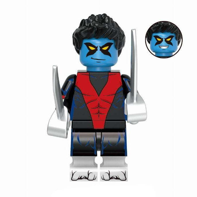 Nightcrawler (X-Men) Custom Marvel Superhero Minifigure