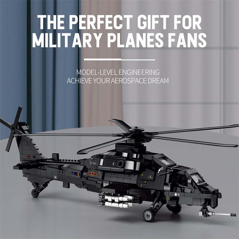 Changhe WZ-10 Attack Helicopter Building Set