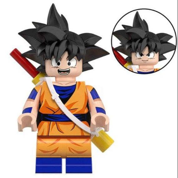 Son Goku from Dragon Ball Z Custom Minifigure