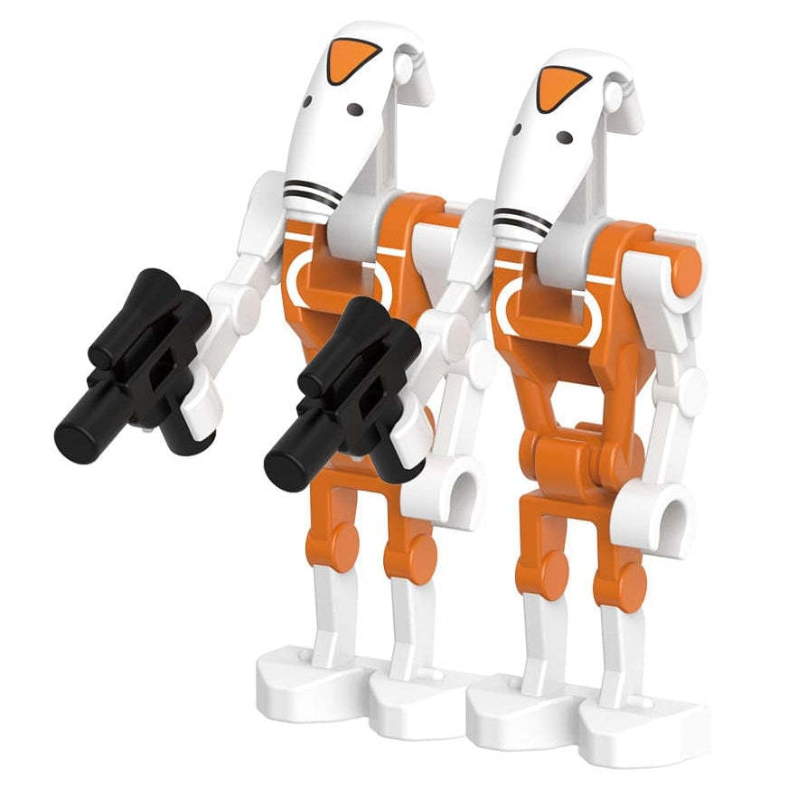 2 x Training Battle Droid custom Star Wars Minifigure