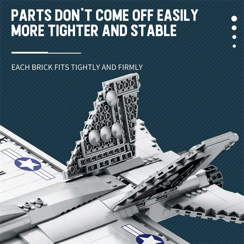 F-18 Hornet Supersonic Fighter Jet Building Set