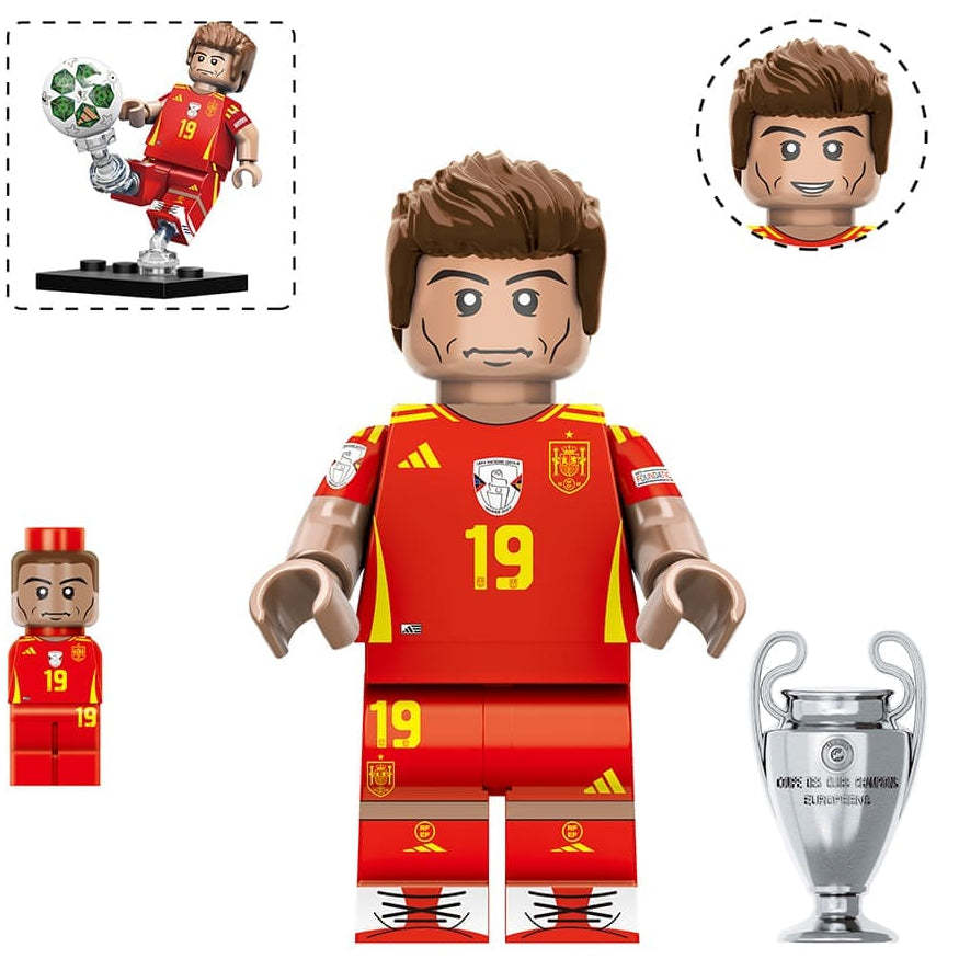 Lamine Yamal (Spain) Custom Football Player Minifigure