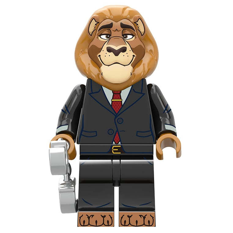 Mayor Lionheart From Zootopia Disney Custom Minifigure