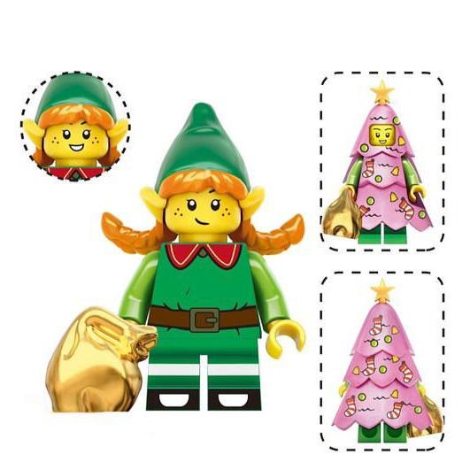 Christmas Elf Custom Minifigure