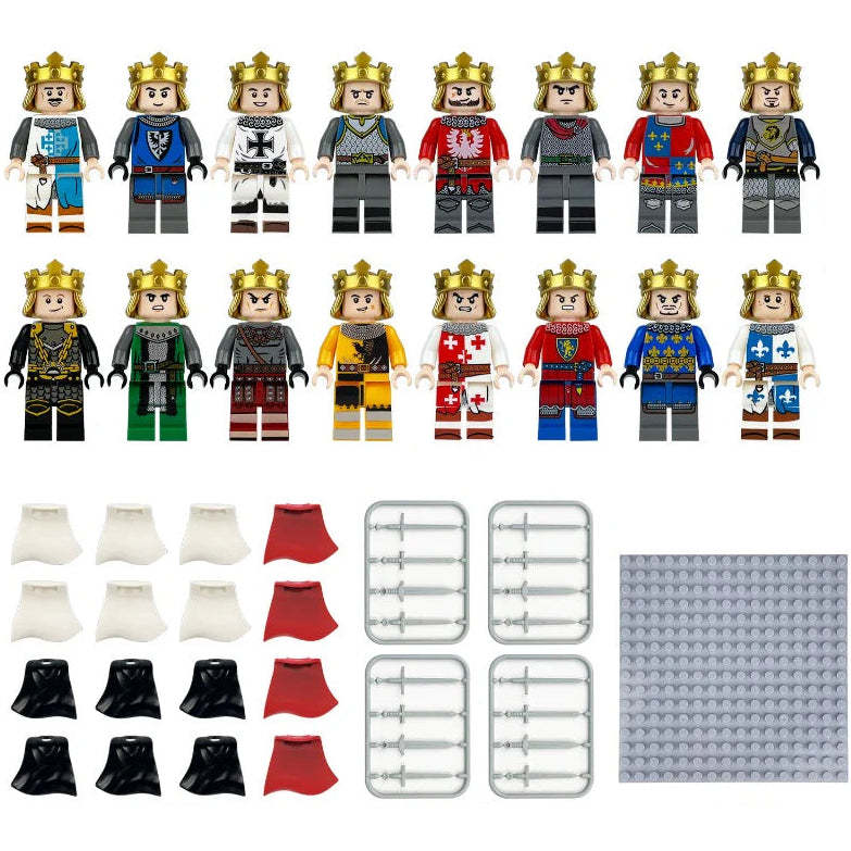 Medieval series of knights Custom Bundle Set Figure