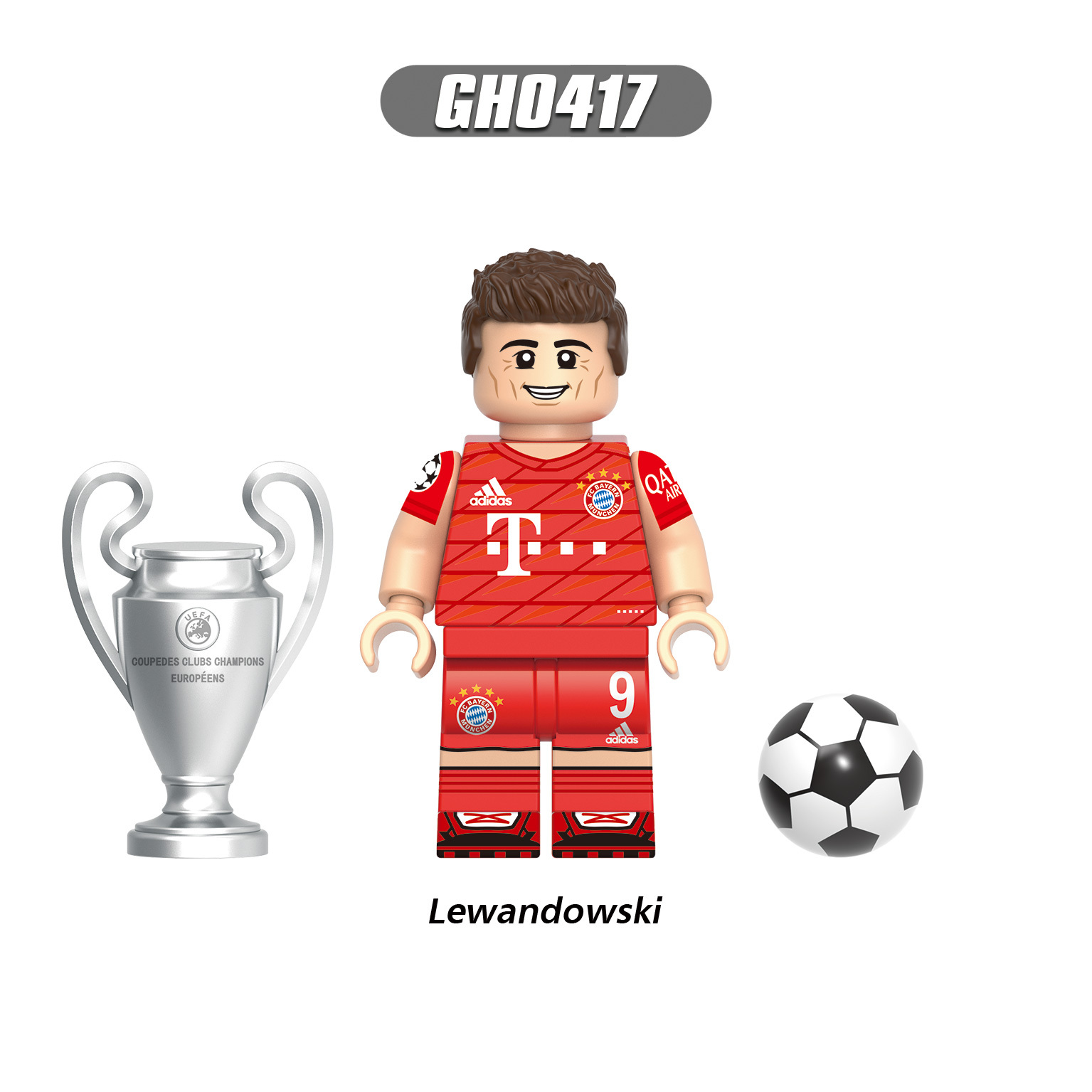Football Soccer Superstars Champions League Minifigure Ronaldo Messi Modric G0156