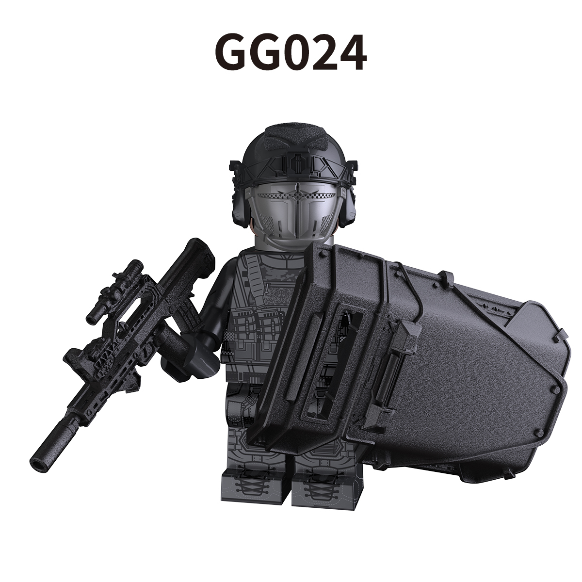 [CHINA Stock] Hafk Shield-Bearer Special Forces Soldier Minifigures GG024