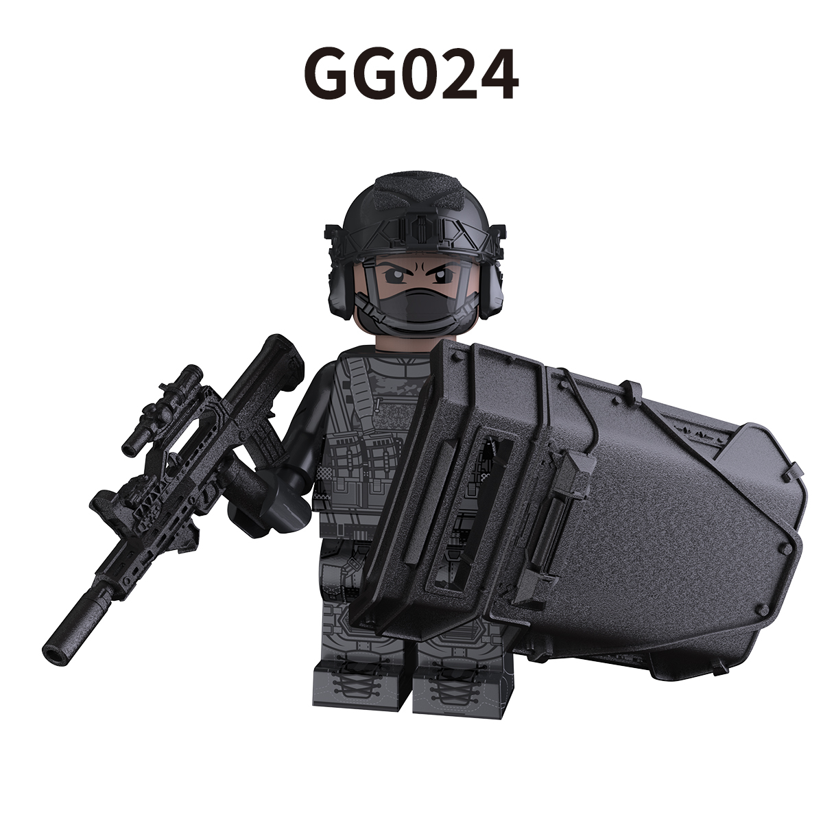 [CHINA Stock] Hafk Shield-Bearer Special Forces Soldier Minifigures GG024