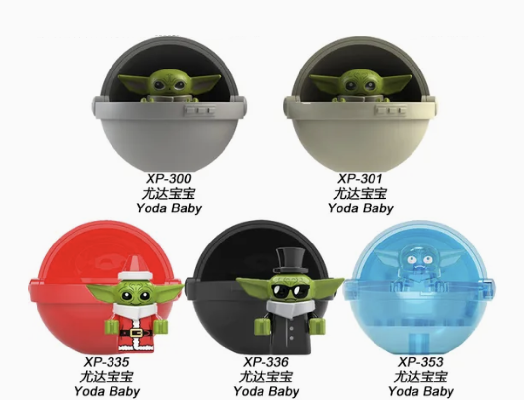 Grogu Baby Yoda Star Wars Minifigures XP300 XP335 XP353
