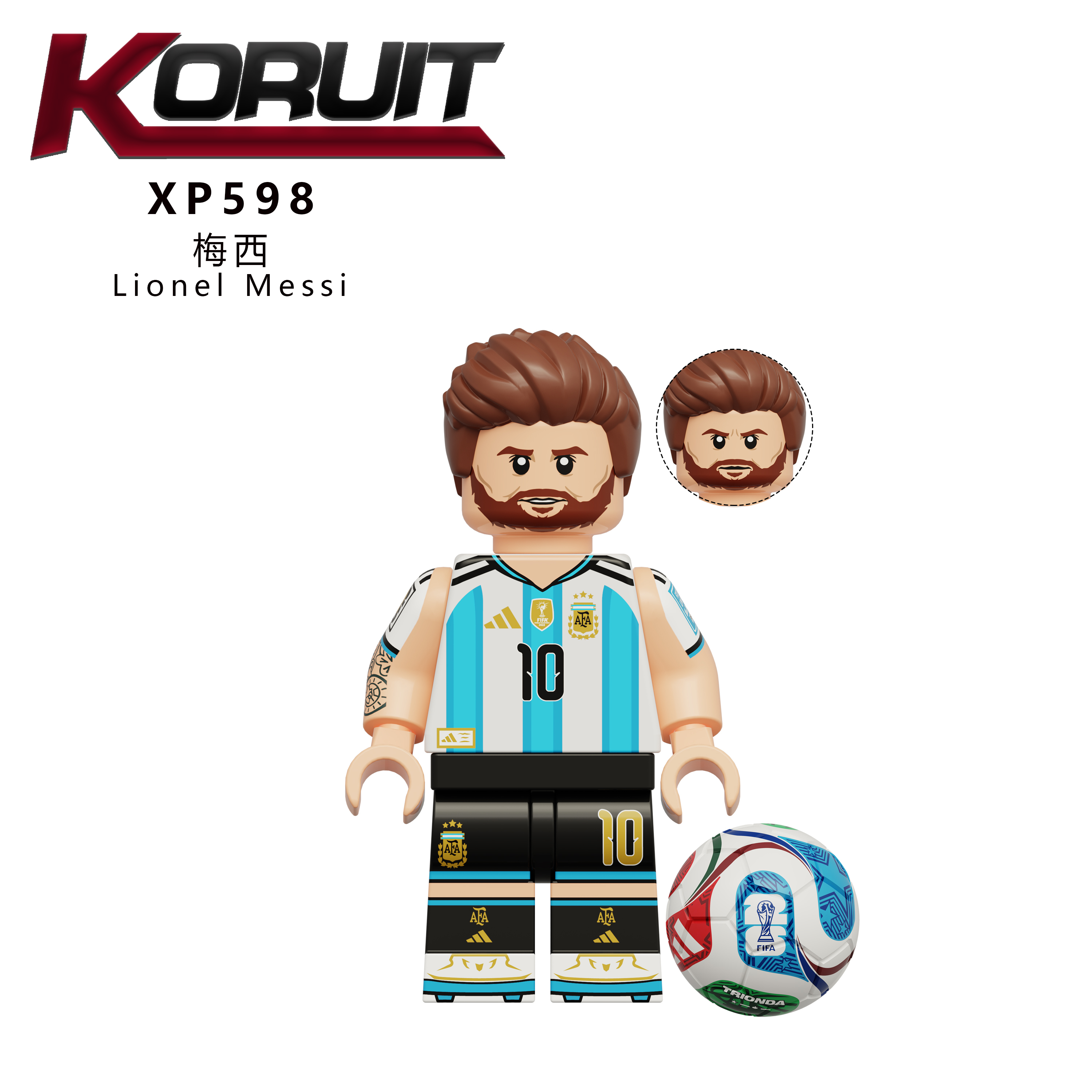 Football Soccer Superstars World Cup 2026 Sports Series Minifigures KT1081
